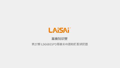 Original charger and matching adapter of LSG686SPD