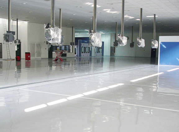 萊賽激光砼面攤鋪應(yīng)用成果